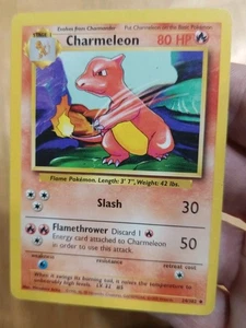 Pokémon TCG Charmeleon Base Set 24/102 Regular Mp - Bild 1 von 5