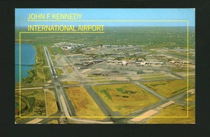 John F Kennedy International Airport 1986 Aerial View Runways Terminal Queens NY - Picture 1 of 2