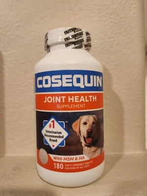 Cosequin Joint Health Supplement With MSM and HA, 180ct Tablets  Exp 08/2027 - Image 1 of 2