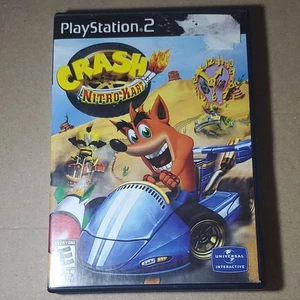 PS2 Crash Nitro Kart Black Label 2003 First Edition Cart Sony Playstation 2 ! - Picture 1 of 10