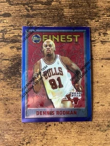 Dennis Rodman 1995-96 Topps Finest W/Coating #149 Chicago Bulls Hall Of Fame - Picture 1 of 2