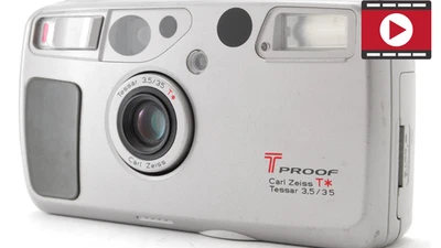 [NEAR MINT] Kyocera T Proof Yashica T4 Super T5 35mm Film Camera From JAPAN - Image 1 of 4