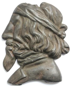 Eisenguss-Plakette, "Whats on a mans mind", nach Sigmund Freud - Bild 1 von 3