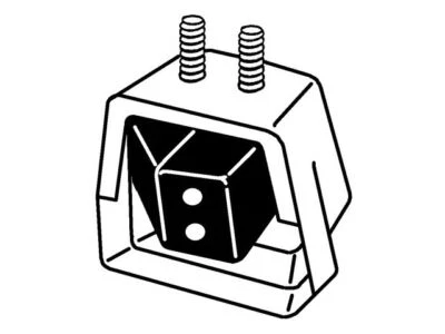 Para Chevrolet Córcega 1987-1991 montaje motor trasero derecho 98423WFHZ 1988 1989 1990 Foto 1 de 2