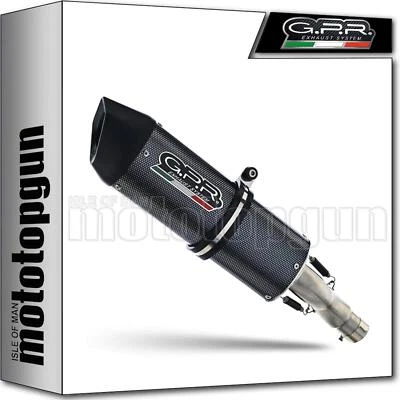 escape carbono look gpr para honda xr 250 r 2000 00 2001 01 2002 02 Foto 1 de 3