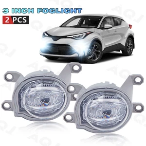 For Toyota C-HR CHR 2019 2020 2021 2022,3 inch Led Fog Light Assembly,Cool White - Picture 1 of 17