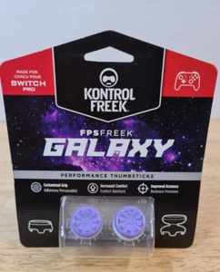 Kontrolfreek FPS Freek Galaxy Performance Thumbsticks -Switch Pro- Purple/Grey - Picture 1 of 4
