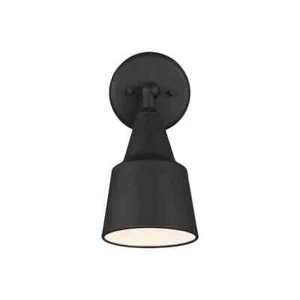 Black 120 Watt Outdoor Yard Spot Adjustable Swivel Wall Bright Flood Light - Picture 1 of 6