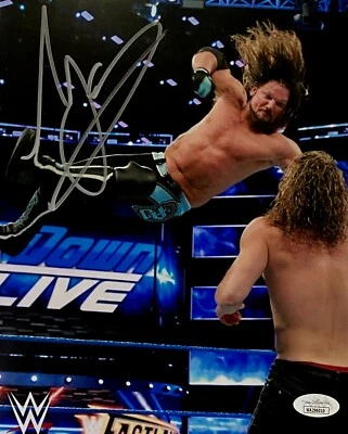  A.J. Foto autografada 8x10 assinada por estilos autenticada pela JSA #5 - Imagem 1 de 2