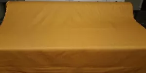 Chris Stone dynasty tessuto curry cotone/lino larghezza 55" 18yds BTY - Foto 1 di 10