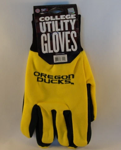 Oregon Ducks NCAA Sport Utility Gloves Yellow Green Cover