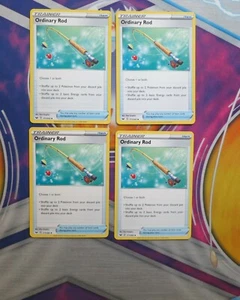 4X Ordinary Rod 171/202 Espada y Escudo Pokemon TCG Tarjeta Casi Nueva - Imagen 1 de 1
