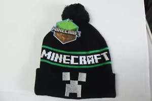 MineCraft Pom Beanie - Picture 1 of 3