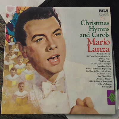 Vtg RCA Christmas Hymns and Carols Mario Lanza CAS-777 PCRS-5315 Aus 33 Rp 12" - Image 1 of 4