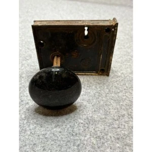 Antiker Türknauf Vintage ohne Schlüssel und ohne Knauf auf der Rückseite NUR TEILE - Bild 1 von 6