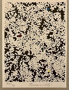 Fred Tomaselli screenprint with stickers Way Cool 1995 signed/numbered art print