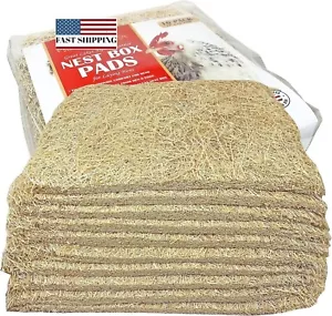 10 Stück Almohadillas para cajas nido para gallinas 13" x 13" US - Bild 1 von 3