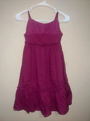 Vestido Solero Old Navy Niñas Rosa con Volantes Talla L 10/12 (74) Foto 1 de 4