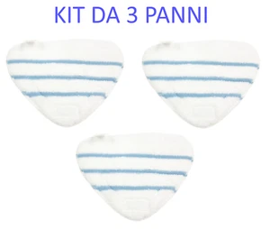 Panni Straccio Pezza per Vaporetto ARIETE Ricambi Scopa a Vapore Steam Mop 4164 - Picture 1 of 3