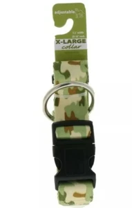 Verstellbares Camo Hundehalsband für extra große Hunde ~ Neu - Bild 1 von 6