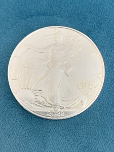 2022 1 oz American Silver Eagle Coin (BU) - Picture 1 of 5