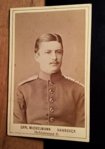 Soldado en uniforme - Regimiento FR 73 / CDV Carl Michelmann Hannover - Imagen 1 de 2