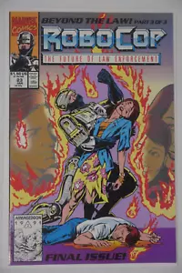 Vintage Magazine Comics Marvel Law Enforcement Beyond Part 3 23 Jan 1991 ROBOCOP - Picture 1 of 2