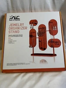 Schmuck Organizer Schmuckständer leuchtend orange neu in Box - Bild 1 von 4