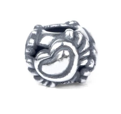 THUN by TROLLBEADS TAGBE-30174 Bead Cuore Alato Argento - Retail price € 55,00 - Immagine 1 di 2
