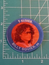 1985 ROCK STARS 7-11 slurpee disc MUSIC CARD BILLY SQUIER 