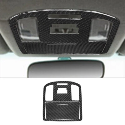 2Pcs Carbon Fiber Interior Overhead Light Console Cover Trim For Toyota Hilux - image 1 of 4