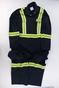 NWT Big Al Hiviz 2" Reflective Grosgrain Coverall - 1655 Sz. 44 Navy Canada $145 - Picture 1 of 12