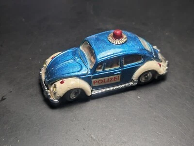 Vintage 1/43 Corgi Toys 492 Whizzwheels Volkswagen 1200 Saloon Police Diecast - Image 1 of 4