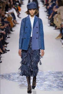 RUNWAY $3K Christian Dior 2018 Denim Jacket Size: M | US6, FR38 - Picture 1 of 11