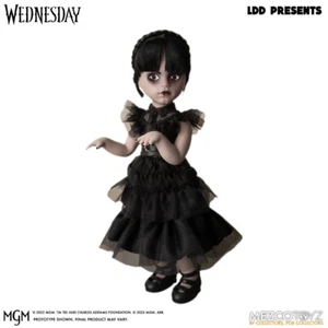 Mezco LDD Presents Wednesday Addams Dancing 10 in. Living Dead Doll Jenna Ortega - Picture 1 of 20