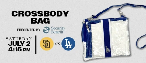 LA Dodgers, Crossbody Bag, 07/02/2022 Stadium Giveaway, New Cover