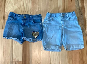 Girls shorts size 8 Carters kid sonoma flip sequin heart - Picture 1 of 9
