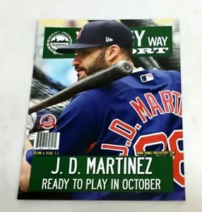 August 2018 Yawkey Way Report Red Sox Program Magazine JD Martinez Cover FREESHP - Picture 1 of 1