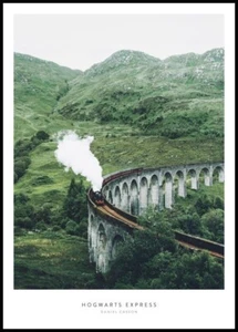 Wandbilder Poster Zug Hogwarts Express Wandposter Bilder Art Wanddeko 30x40 cm - Bild 1 von 5