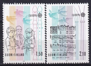 Finlandia 1985 Yvert #932/33 Música Europa CEPT montada sin montar o nunca montada en muy buen estado - Imagen 1 de 1