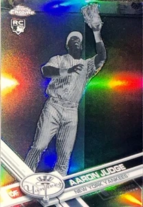 2017 Topps Chrome Negative Refractor SP #169 Aaron Judge Rookie New York Yankees - Bild 1 von 1