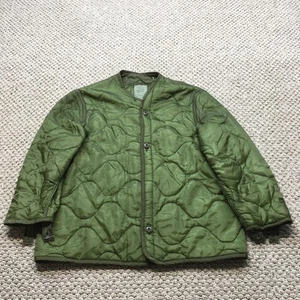 US Army M65 Field Jacket Liner Uomo Medium Trapuntato Freddo Ripstop Militare - Foto 1 di 9