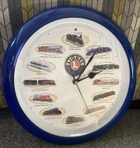 Genuine Lionel Trains "Since 1900" 13.5" Clock w/ 12 Sounds and Whistles Working - Picture 1 of 10