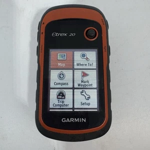 GARMIN eTrex 20 Handheld GPS Unit Hiking Fishing Hunting Lightweight Works - Picture 1 of 3