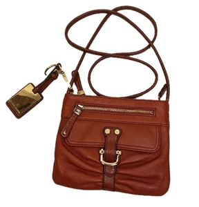 ETIENNE AIGNER Whitney Collection LEDER Tasche CROSSBODY Handtasche SCHNALLE Y2k sehr guter Zustand+ 🤎 - Bild 1 von 16