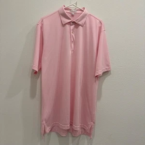 Peter Millar Poloshirt Herren Large Rosa Sommer Komfort Golf Preppy Athleisure - Bild 1 von 6