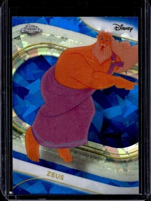 2025 Topps Chrome Disney Sapphire Zeus #49 Hercules - Image 1 of 2