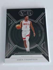 2024-25 Panini Noir Amen Thompson */99 Association Edition #47 Houston Rockets - Picture 1 of 2