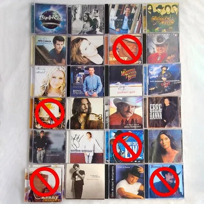 You Pick COUNTRY MUSIC CDs Various Artists 1990s Stars & One Hit Rarities - Image 1 of 4