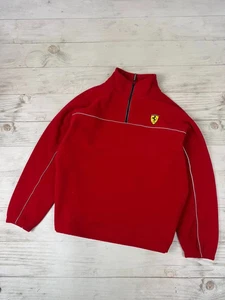 Vintage Ferrari Racing Michael Schumacher 1998 Fleece Jacket Men Size XL red - Picture 1 of 14